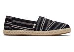 TOMS WOMAN ALPARGATA ROPE ESPADRILLES BLACK GLOBAL STRIPE - Image 2