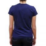 POLO RALPH LAUREN WOMAN COTTON CREWNECK T-SHIRT NAVY - Image 3