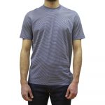 PAUL&SHARK ORGANIC COTTON T-SHIRT WITH STRIPES WHITE BLUE