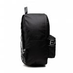 EMPORIO ARMANI EA7 NYLON TRAIN LOGO SERIES BACKPACK BLACK - Image 5