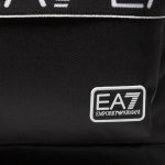 EMPORIO ARMANI EA7 NYLON TRAIN LOGO SERIES BACKPACK BLACK - Image 6