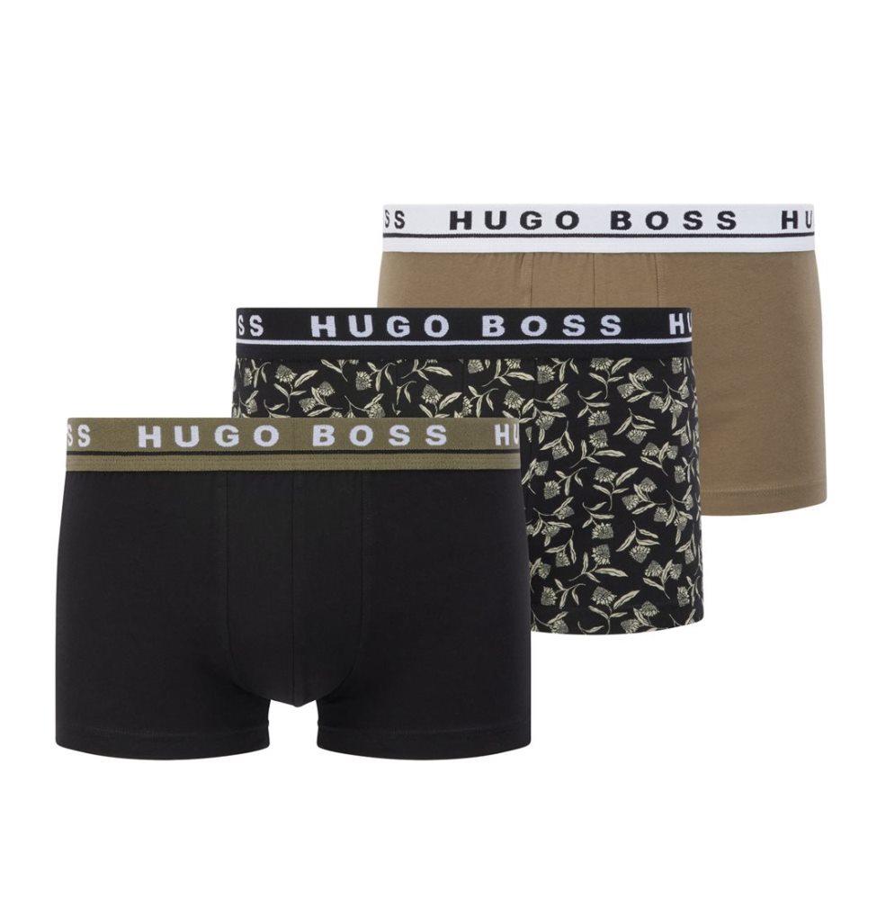 50458545-984-1 HUGO BOSS THREE PACK OF STRETCH COTTON TRUNKS OPEN MISCELLANEOUS - Image 1