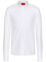 HUGO EJINAR EXTRA SLIM FIT SHIRT WHITE - Image 5