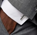 BOSS RONNIE RECTANGULAR CUFFLINKS SILVER - Image 3