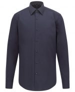 BOSS H JOE KENT C1 214 REGULAR FIT SHIRT DARK BLUE - Image 4