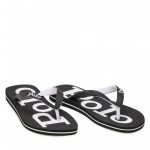 POLO RALPH LAUREN BOLT BEACH SANDAL BLACK WHITE