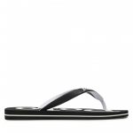 POLO RALPH LAUREN BOLT BEACH SANDAL BLACK WHITE - Image 4