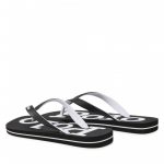 POLO RALPH LAUREN BOLT BEACH SANDAL BLACK WHITE - Image 5