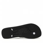 POLO RALPH LAUREN BOLT BEACH SANDAL BLACK WHITE - Image 6
