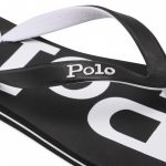 POLO RALPH LAUREN BOLT BEACH SANDAL BLACK WHITE - Image 7