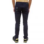 EMPORIO ARMANI 5 POCKETS J06 SLIM FIT STRETCH CABARDINE PANT BLU NAVY - Image 3