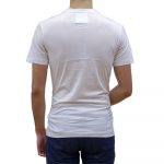 EMPORIO ARMANI PIMA JERSEY T-SHIRT WITH LOGO PRINT BLANCO - Image 3