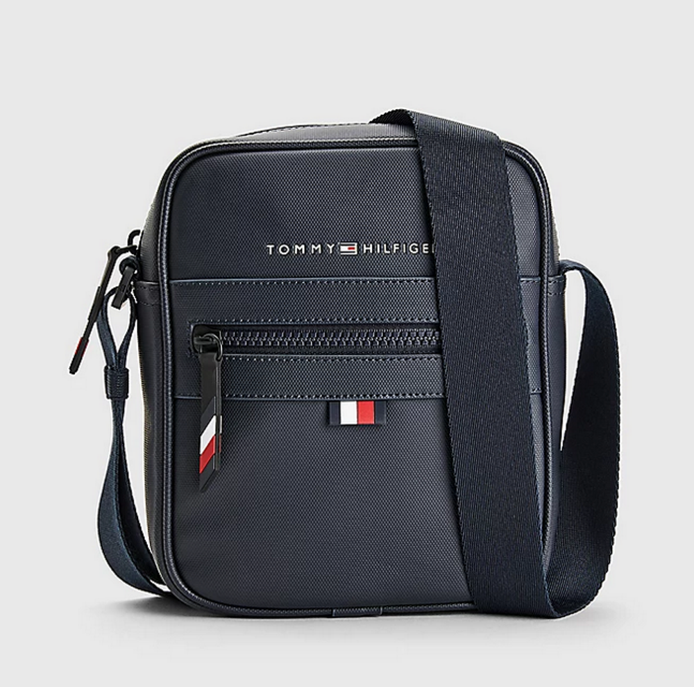 AM0AM08422-DW5-1 TOMMY HILFIGER MEN ESSENTIAL PQ MINI REPORTER DESERT SKY - Image 1