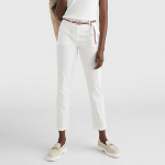 TOMMY HILFIGER HAILEY SLIM FIT COTTON TENCEL CHINO PANT OPTIC WHITE