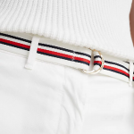 TOMMY HILFIGER HAILEY SLIM FIT COTTON TENCEL CHINO PANT OPTIC WHITE - Image 4
