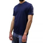 PAUL&SHARK TAPERED CREW ORGANIC COTTON T-SHIRT NAVY - Image 2