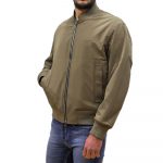 EMPORIO ARMANI ULTRA LIGHTWEIGHT NYLON REVERSIBLE BLOUSON JACKET NERO BEIGE - Image 4