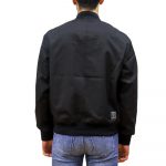 EMPORIO ARMANI ULTRA LIGHTWEIGHT NYLON REVERSIBLE BLOUSON JACKET NERO BEIGE - Image 5