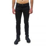 EMPORIO ARMANI 5 POCKETS J06 SLIM FIT STRETCH GABARDINE PANT NERO
