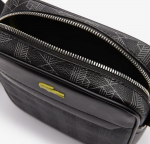 LACOSTE ALLOVER MONOGRAM VERTICAL CAMERA BAG POLYVINYL CHLORIDE NOIR LIMEIRA - Image 3