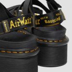 DR MARTENS KIMBER WEBBING HYDRO LEATHER SANDALS BLACK - Image 5