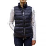 POLO RALPH LAUREN WOMAN PACKABLE QUILTED TAFFETA GILET BLACK