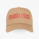 DSQUARED2 OTHER BASEBALL CAPS GABARDINE BEIGE RED