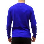 TOMMY HILFIGER MEN PIMA ORGANIC COTTON CASHMERE CREW NECK JUMPER BOLD BLUE - Image 3