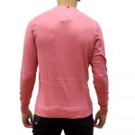 TOMMY HILFIGER MEN PIMA ORGANIC COTTON CASHMERE CREW NECK JUMPER CHERRY TINT - Image 3