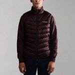 NAPAPIJRI MEN AERONS VEST 3 BURGUNDY FUDGE