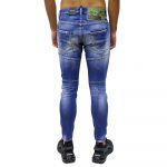 DSQUARED2 MEN TIDY BIKER JEANS BLUE - Image 3