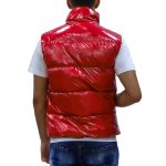 DSQUARED2 MEN PUFFER VEST BORDEAUX - Image 3