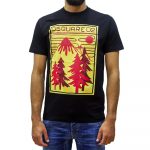 DSQUARED2 MEN MOUNTAIN COOL T-SHIRT BLACK