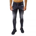 DSQUARED2 MEN CLEAN WASH SKATER JEANS BLACK