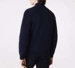 LACOSTE MEN'S REGULAR FIT BRUSHED FLEECE ZIPPERED SWEATSHIRT BLEU MARINE - Image 3