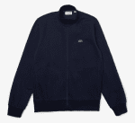 LACOSTE MEN'S REGULAR FIT BRUSHED FLEECE ZIPPERED SWEATSHIRT BLEU MARINE - Image 5