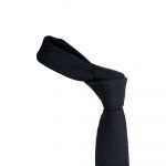 HUGO MEN TIE 6 CM BLACK - Image 2