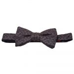 HUGO MEN BOW TIE DRESSY DARK GRAY
