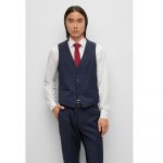 BOSS H-HUGE-VS-MM-C-224 SLIM FIM WAISTCOAT NAVY