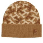 TOMMY HILFIGER WOMAN ICONIC MONOGRAM BEANIE ΚΗΑΚΙ