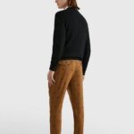 TOMMY HILFIGER MEN TH MONOGRAM COTTON CASHMERE CREW NECK JUMPER BLACK - Image 5