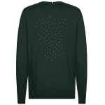 TOMMY HILFIGER MEN TH MONOGRAM COTTON CASHMERE CREW NECK JUMPER HUNTER GREEN - Image 3