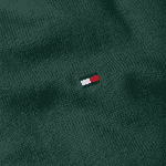 TOMMY HILFIGER MEN TH MONOGRAM COTTON CASHMERE CREW NECK JUMPER HUNTER GREEN - Image 2