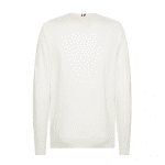 TOMMY HILFIGER MEN TH MONOGRAM COTTON CASHMERE CREW NECK JUMPER IVORY - Image 5