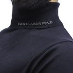 KARL LAGERFELD MEN KNIT TURTLENECK BLACK - Image 2