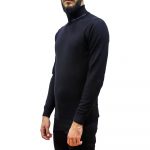KARL LAGERFELD MEN KNIT TURTLENECK BLACK - Image 3