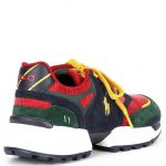 POLO RALPH LAUREN JOGGER SUEDE AND CORDUROY TRAINER MULTICOLOR - Image 2
