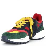 POLO RALPH LAUREN JOGGER SUEDE AND CORDUROY TRAINER MULTICOLOR - Image 4