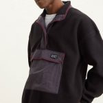 LEVI'S® MEN POLAR FLEECE MOCK NECK SWEATSHIRT ARCTIC BLACK AGATE/MULTI COLOUR - Image 2