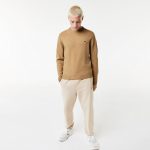LACOSTE MEN'S CREW NECK WOOL BEIGE - Image 2